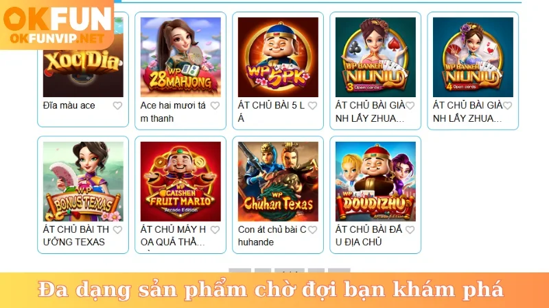 Đa dạng sản phẩm chờ đợi bạn khám phá