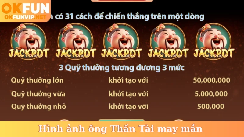 Hình ảnh ông Thần Tài may mắn