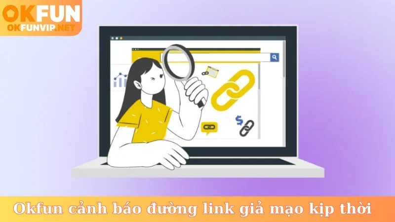 cảnh báo đường link giả mạo