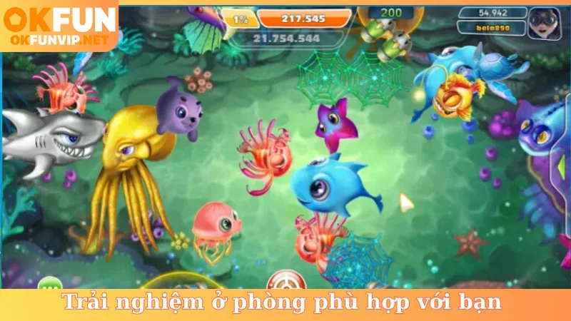 Trải nghiệm ở phòng phù hợp với bạn