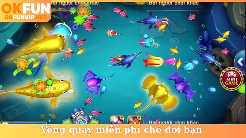 Vòng quay miễn phí chờ đợi bạn